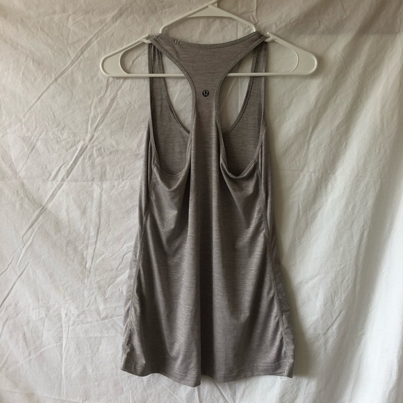 Lululemon Metallic Silver Racerback Tank Top - Picture 7 of 7